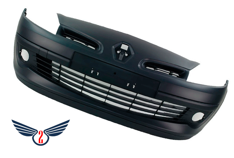 Бампер  Renault Clio - Symbol 2006-2008 (Грунтованный ,с отверстие для противотуманных фар)