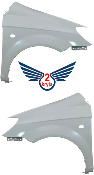 Крило Chevrolet Aveo T300 2012+ (С отвором під протитуманні фари)