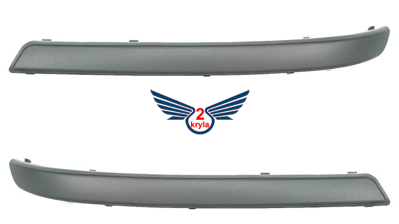 Накладка бампера Opel Corsa 2004-2007