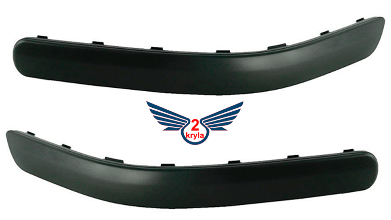 Накладка бампера VW Golf IV 1997-2003  черная