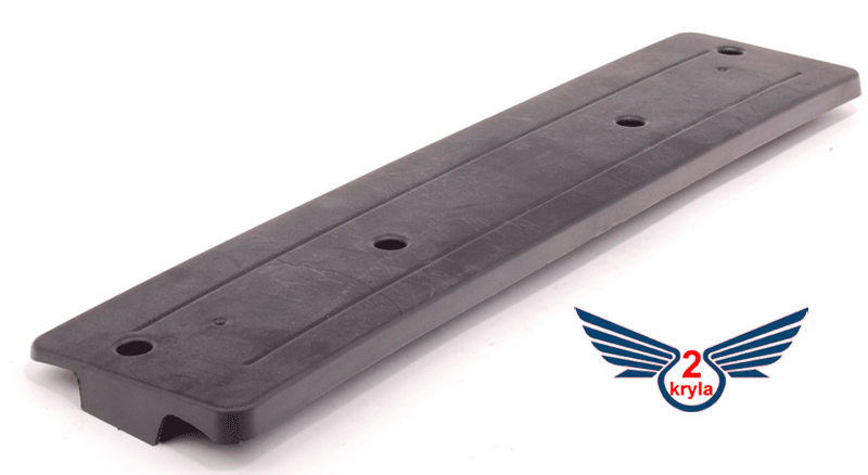 Накладка бампера BMW X5 E53 2000-2006 (Під номерний знак)
