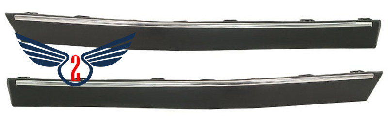 Накладка бампера Peugeot 406 1999-2004