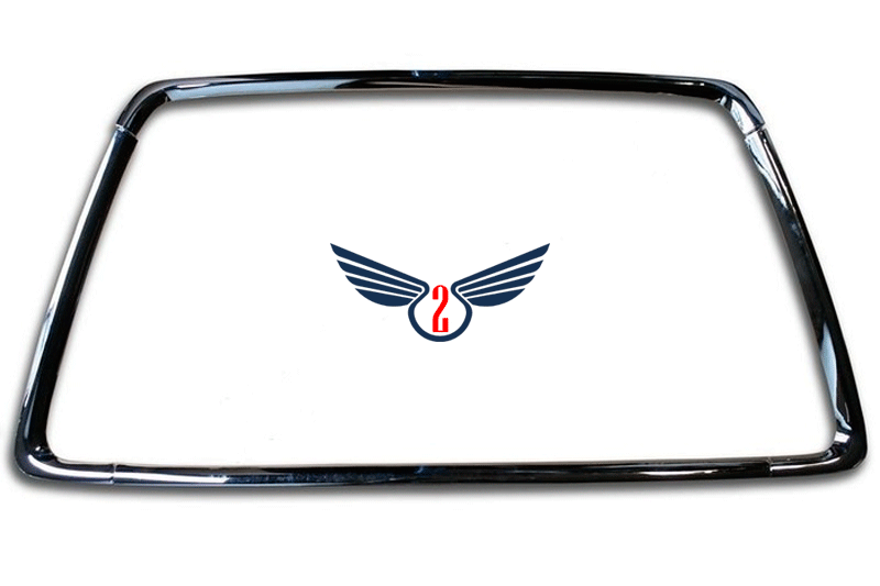 Рамка решоток Mitsubishi Outlander 2010-2012 (Хромированная)