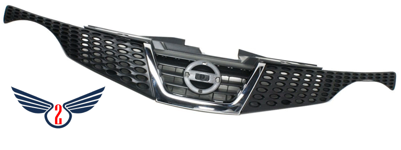 Решітка Nissan Juke 2010+ (С хромованим молдингом)