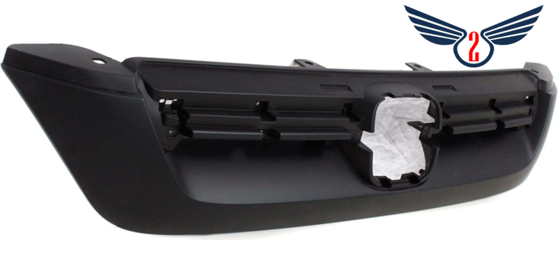 Решітка в капоті Honda CRV 2006-2009 (Внутрішня частина, чорна)