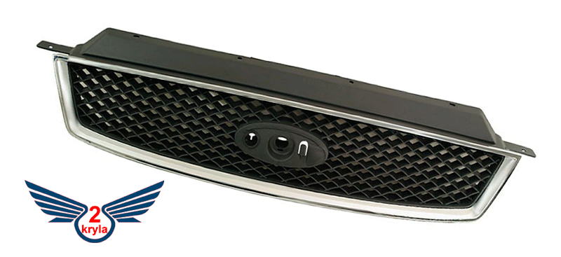 Решітка Ford Focus C-MAX 2003-2007 (С хромованою накладкою)