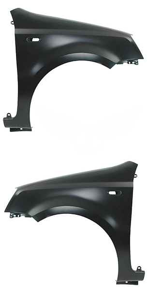 Крило переднє Fiat Panda (169) 2003-2012 (Отвір покажчика повороту)