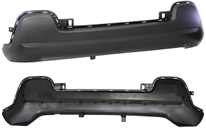 Бампер задній Citroen C3 2016-2020