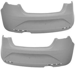Бампер задній Seat Leon 2009-2012