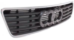 Решітка Audi A6 C4 1994-1998 (С хромованою накладкою відкрита)