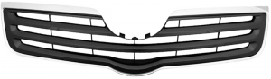 Решітка Toyota Avensis 2006-2008 (Хромированная чорна)