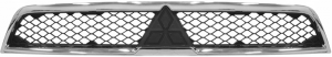 Решітка верхня Mitsubishi Lancer 10 2007-2010 (Хромована рамка)