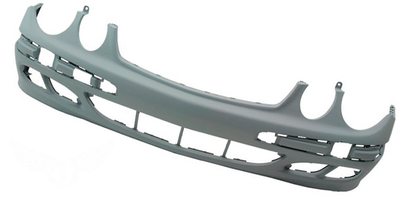 Бампер Mercedes 211 2002-2006 E-class (Без отворів під омивач classic-elegance