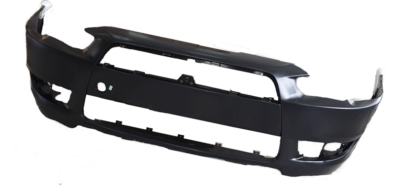 Бампер Mitsubishi Lancer 10 2007-2010 (С отворами під спойлер)