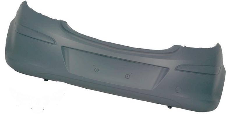 Бампер задній Opel Corsa 2007-2011 (грунтувати 5-D)