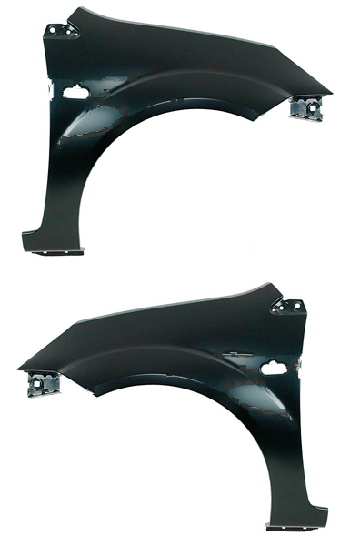 Крило Ford Fiesta 2006-2008 (С отворами під протитуманні фари)