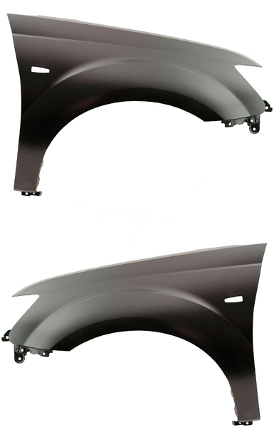 Крило Mitsubishi Outlander 2007-2009 (С отвором під повторювач повороту)