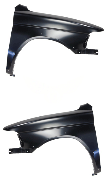 Крило Mitsubishi Padgero Sport 2000-2008 (С отворами під рант)