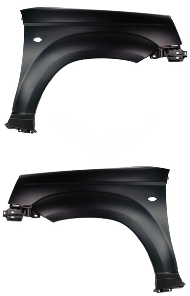 Крило Nissan X-Trail 2001-2007 (Пластикове з отвором)
