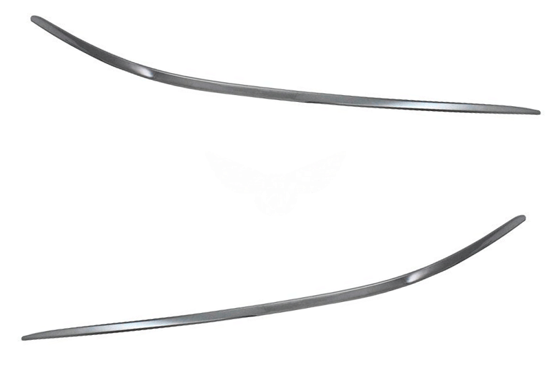 Молдинг бампера Mercedes 220 2002-2005 S-class (Хромований)
