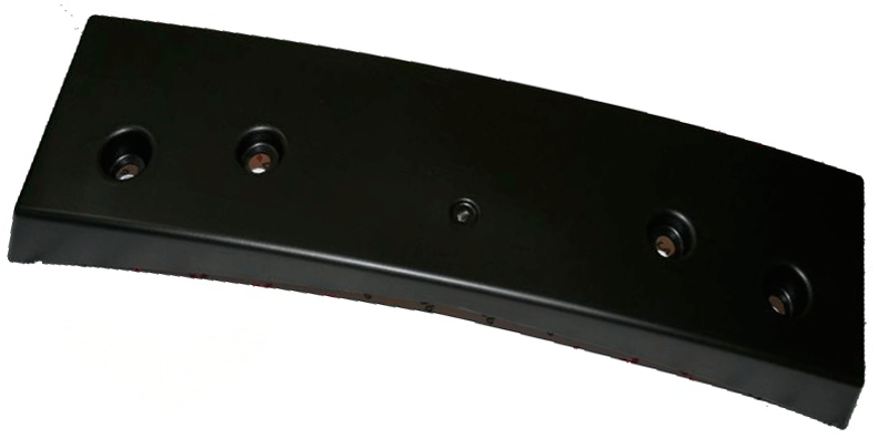 Накладка бампера Mitsubishi Lancer 9 2004-2007 (Під номерний знак)