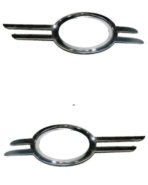 Рамка решітки в бампері Mercedes 211 2006-2009 E-class (Хромированная)
