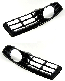 Решетка в бампер VW Passat B6 2005-2010 (Под противотуманные фары)