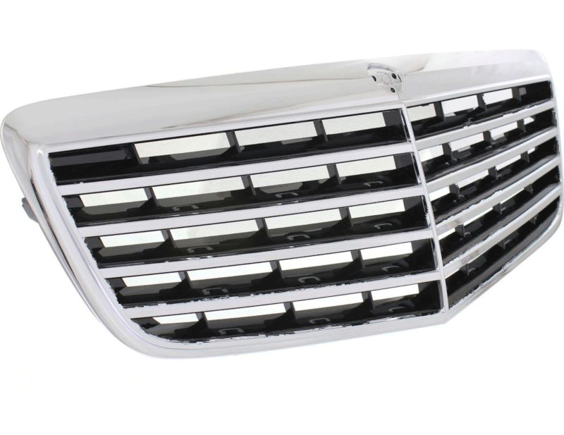Решітка Mercedes 211 2006-2009 E-class (Хромированная чорна комплект)