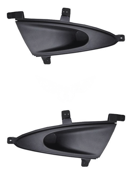 Решітка в бампер Hyndai Elantra HD 2006-2010 (Заглушка противотуманной фари)
