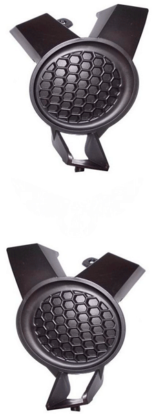 Решітка в бампер Nissan Qashqai 2006-2009 (Заглушка противотуманной фари)