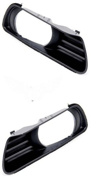 Решетка в бампер Toyota Camry XV40 2006-2010 (Под противотуманные фары)