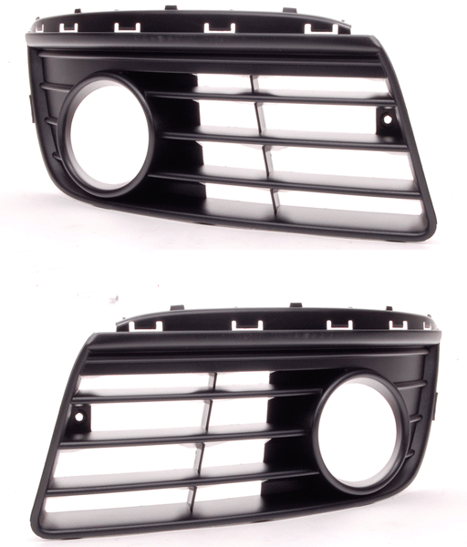 Решітка в бампер VW Golf V 2007-2009 (Під протитуманні фари) Універсал