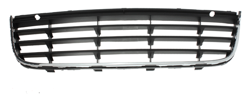 Решітка в бампер VW Golf V 2007-2009 (С хромованим молдингом) Універсал