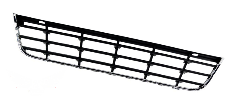 Решетка в бампер VW Passat B6 2005-2010 (С хромированным молдингом)
