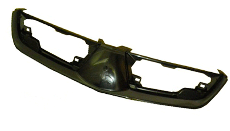 Решітка в бампер верхня Mitsubishi Lancer 9 2006-2007 (Рамка)