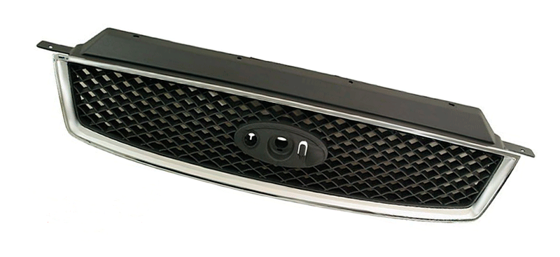 Решітка Ford Focus C-MAX 2003-2007 (С хромованою накладкою)