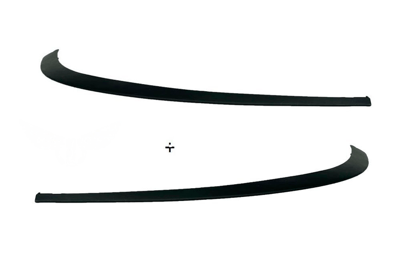 Спойлер бампера Peugeot 407 2004-2010