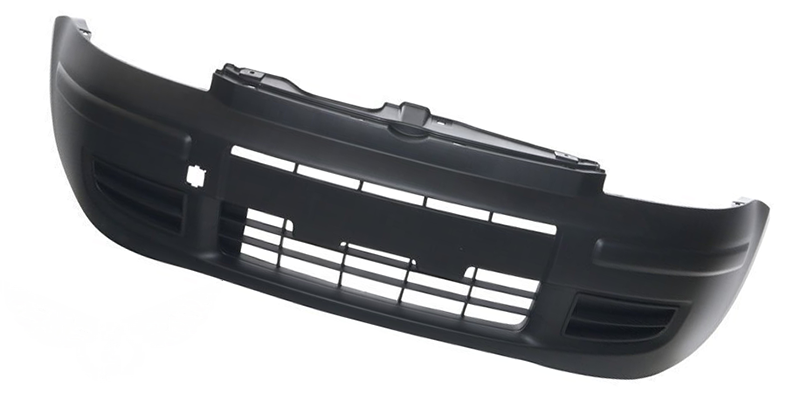 Бампер передній Fiat Panda (169) 2003-2012 (Чорний)