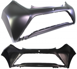 Бампер ЗаднійToyota Aygo 2014-2022