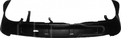 Накладка бампера Mitsubishi Outlander 2007-2009 (Нижня)