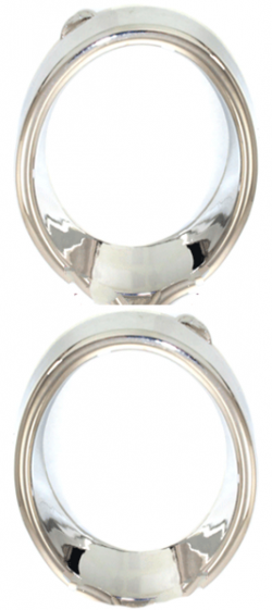 Рамка Chevrolet Aveo T255 2008+ (протитуманні фари хромована) (Хетчбек)