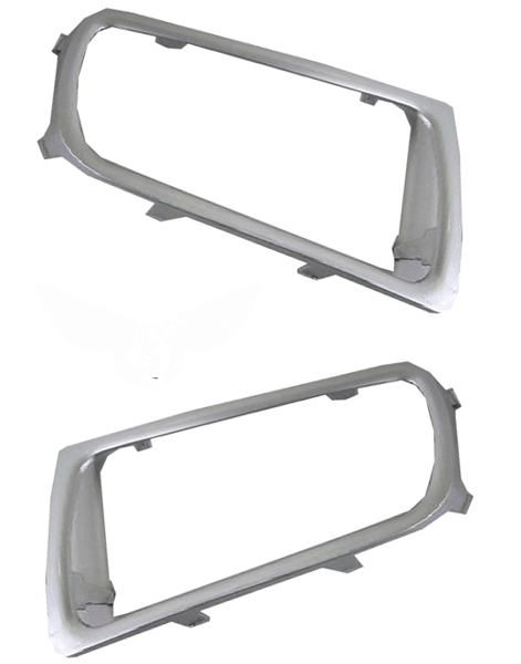 Рамка решітки в бампер Mazda 6 GG - GY 2006-2008 (Сіра)
