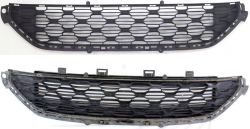 Решетка в бампер Citroen C3 2013-2016